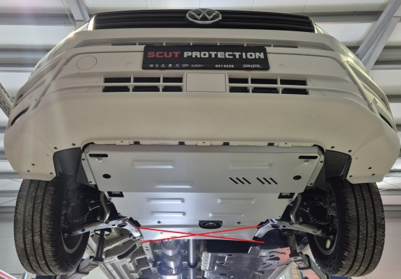 Aluminum sump guard for Vw Crafter