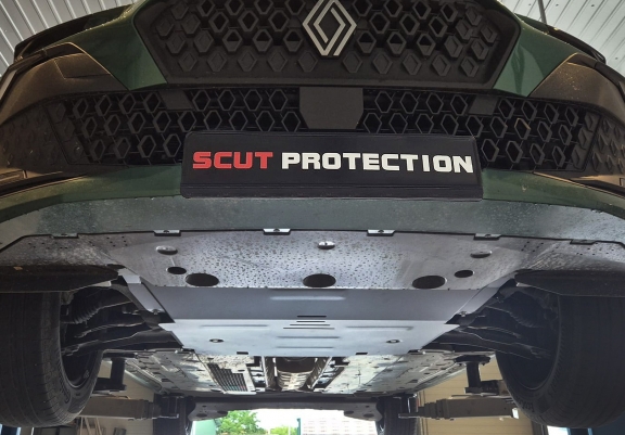 Steel sump guard for Renault Clio 6