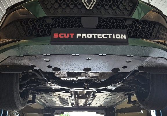 Steel sump guard for Renault Clio 6