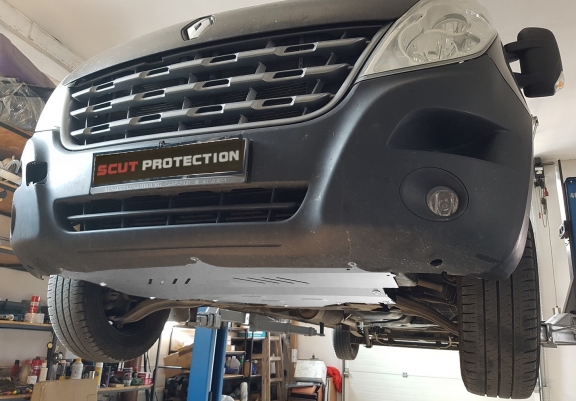 Aluminium  sump guard for Nissan Interstar