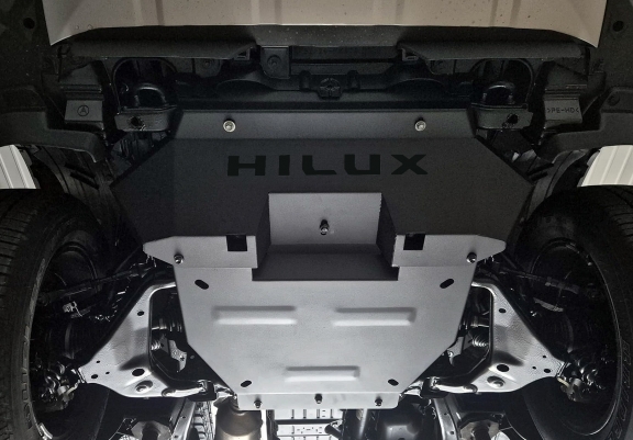 Steel sump guard for Toyota Hilux EV