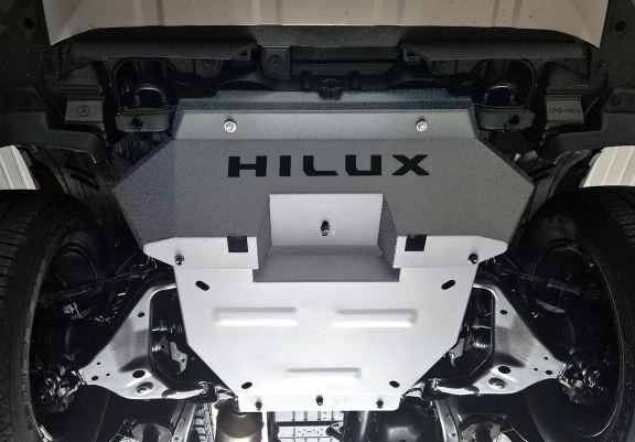 Aluminum sump guard for Toyota Hilux
