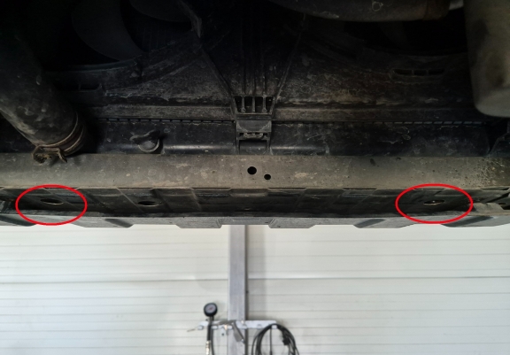 Aluminum sump guard for Mitsubishi Eclipse Cross