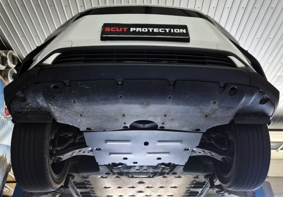 Steel sump guard for Toyota BZ4X