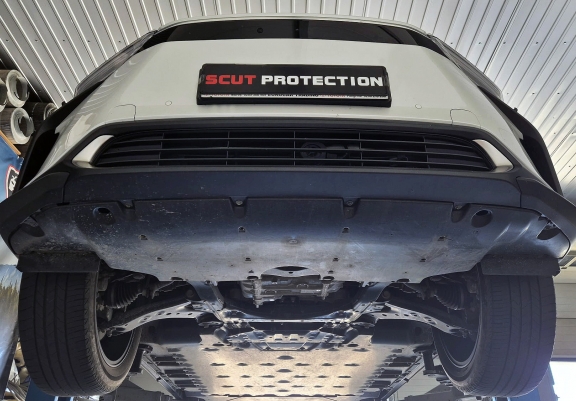 Steel sump guard for Toyota BZ4X