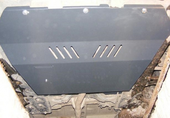 Steel sump guard for the protection of the engine and the gearbox for Fiat Scudo