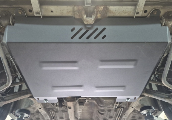 Steel sump guard for Subaru Justy