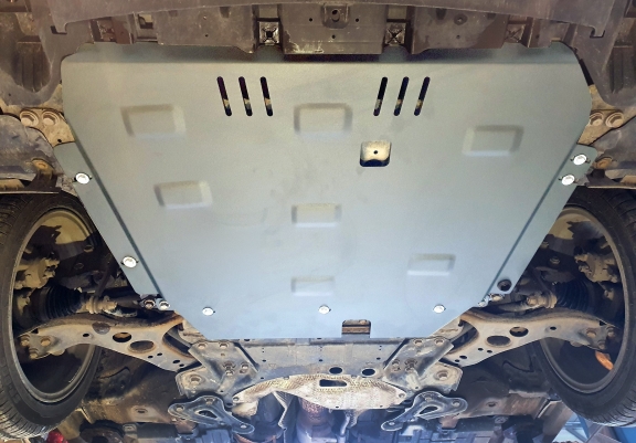 Aluminum sump guard for Toyota Corolla