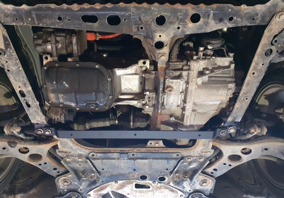 Aluminum sump guard for Toyota Corolla