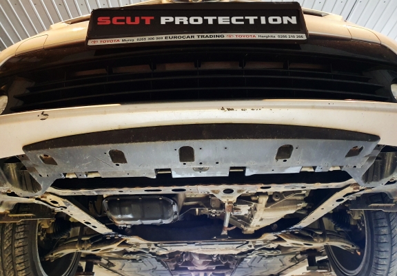 Aluminum sump guard for Toyota Corolla