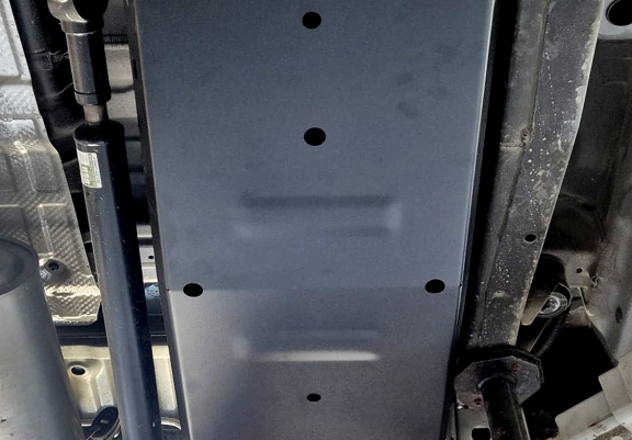 Steel fuel tank guard  for KGM Musso