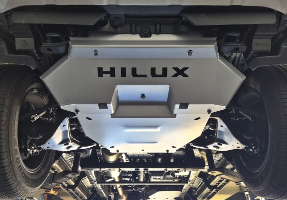 Aluminum sump guard for Toyota Hilux EV