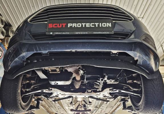 Steel sump guard for Ford B-Max