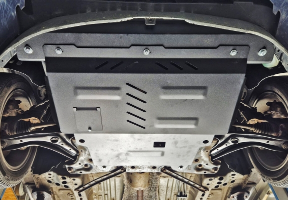 Steel sump guard for Ford B-Max