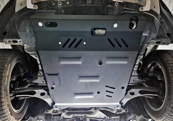 Steel sump guard for Peugeot 4007