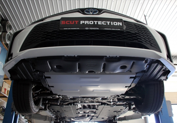Aluminum sump guard for Suzuki Swace